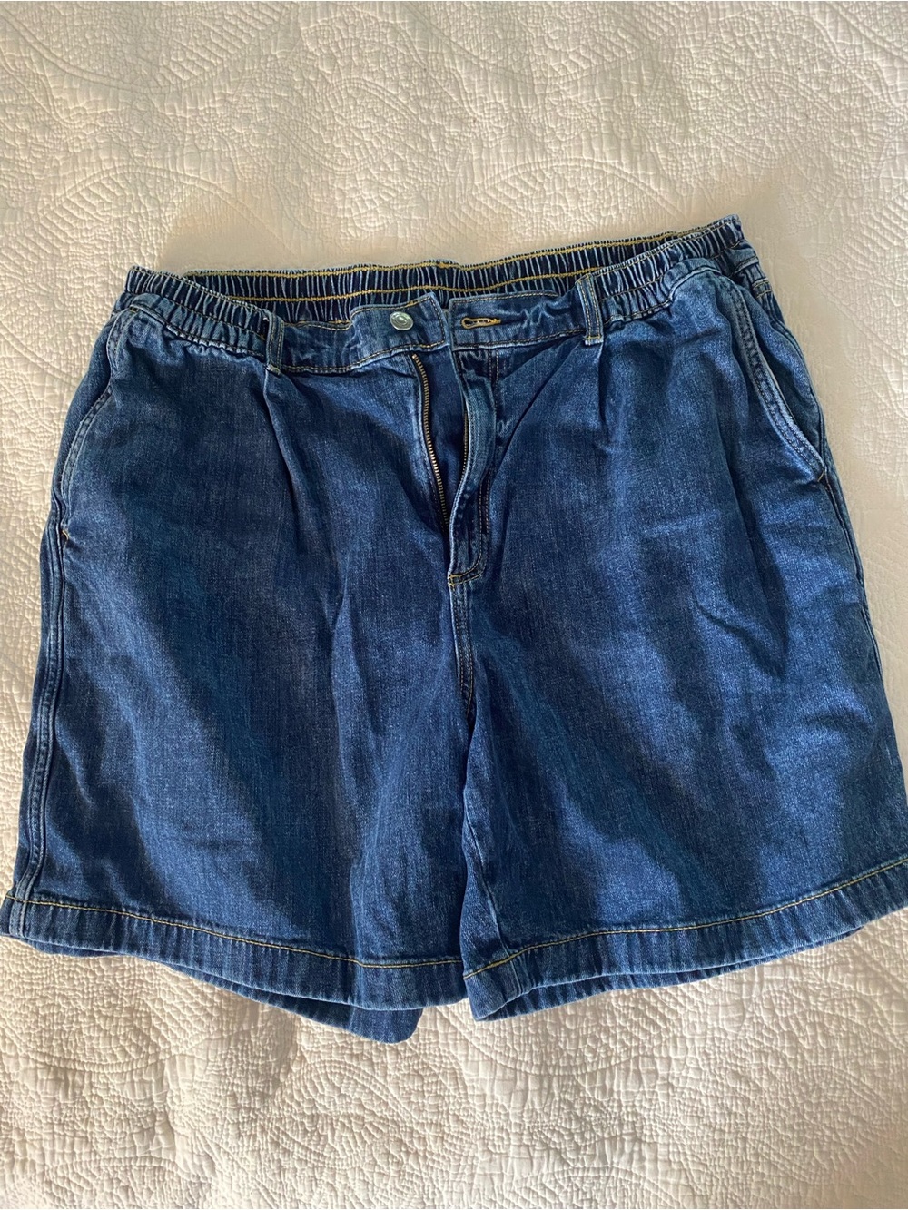 Aerie Blue Denim Shorts XL